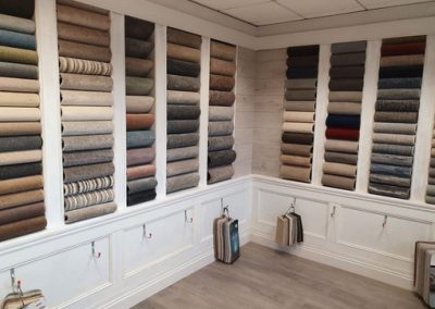 carpets in showroom